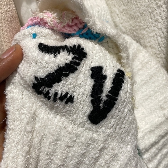 NWT ZADIG & VOLTAIRE sonny kilim carpet intarsia pullover sweater size medium - Picture 5 of 8